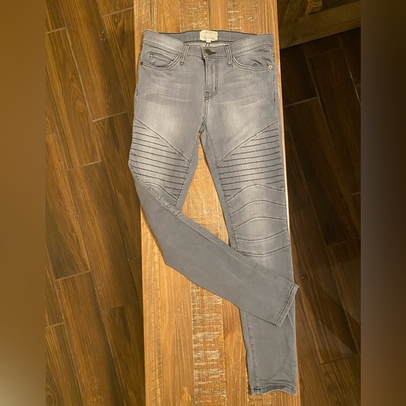 Current Elliott The Moto Ankle Skinny Jeans in Briggs - Picture 2 of 7